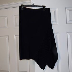 Venus xl asymmetrical skirt sweater material